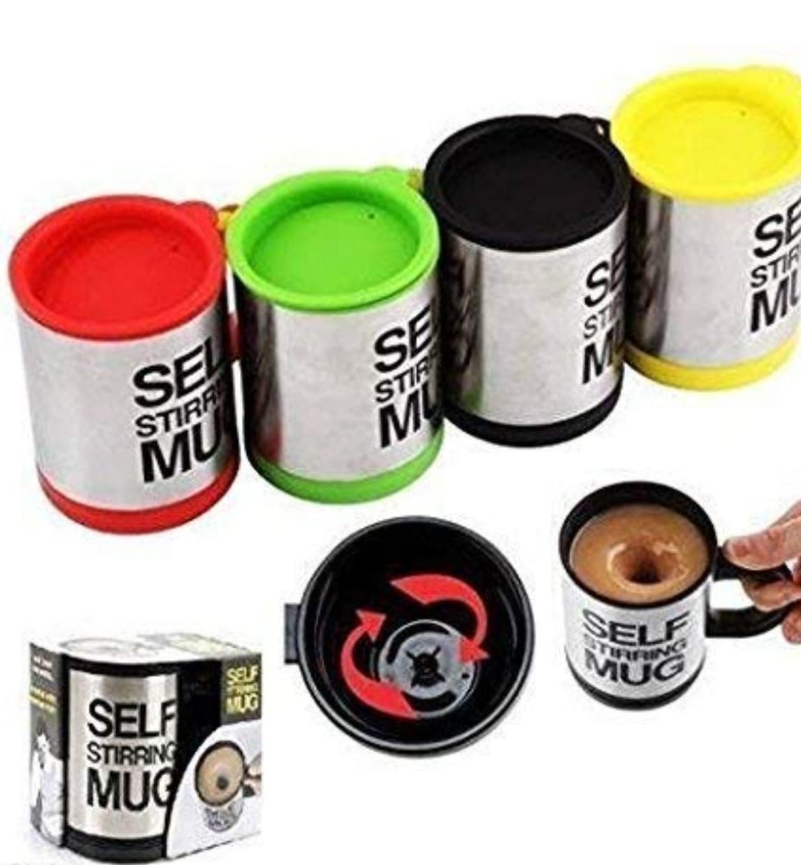 Miniatura 2 de TAZA AUTOBATIDORA - COLOR: ROJO